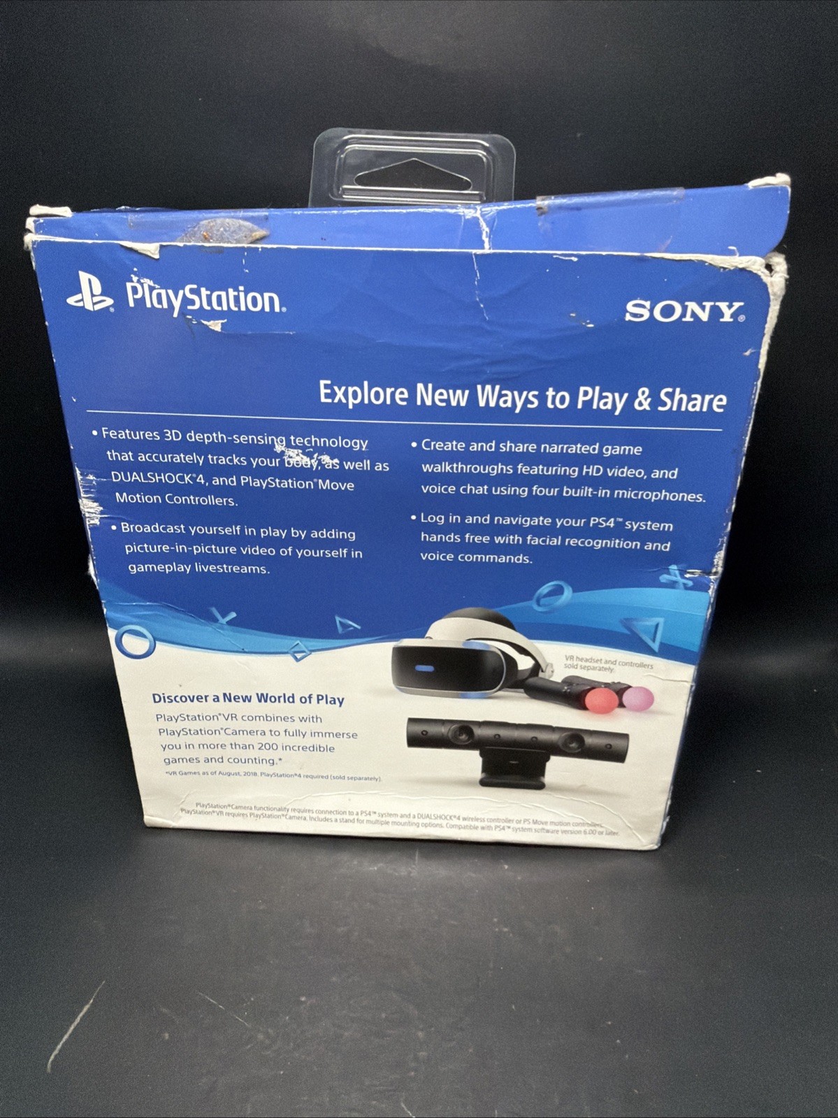 PlayStation 4 Camera Motion Sensor-CUH-ZEY2 With Stand OPEN BOX