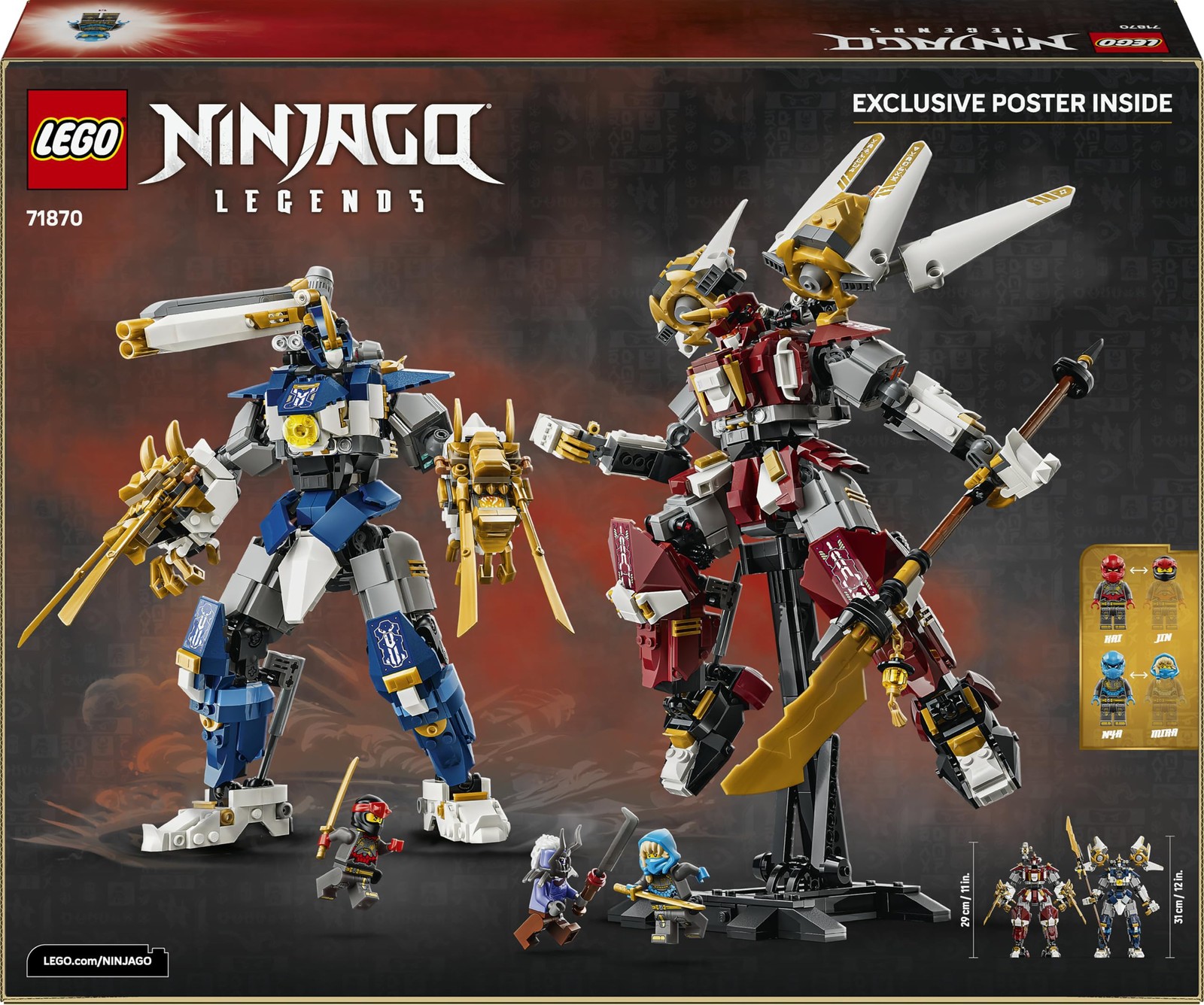 LEGO 71870 Ninjago The Twin Titan Mechs