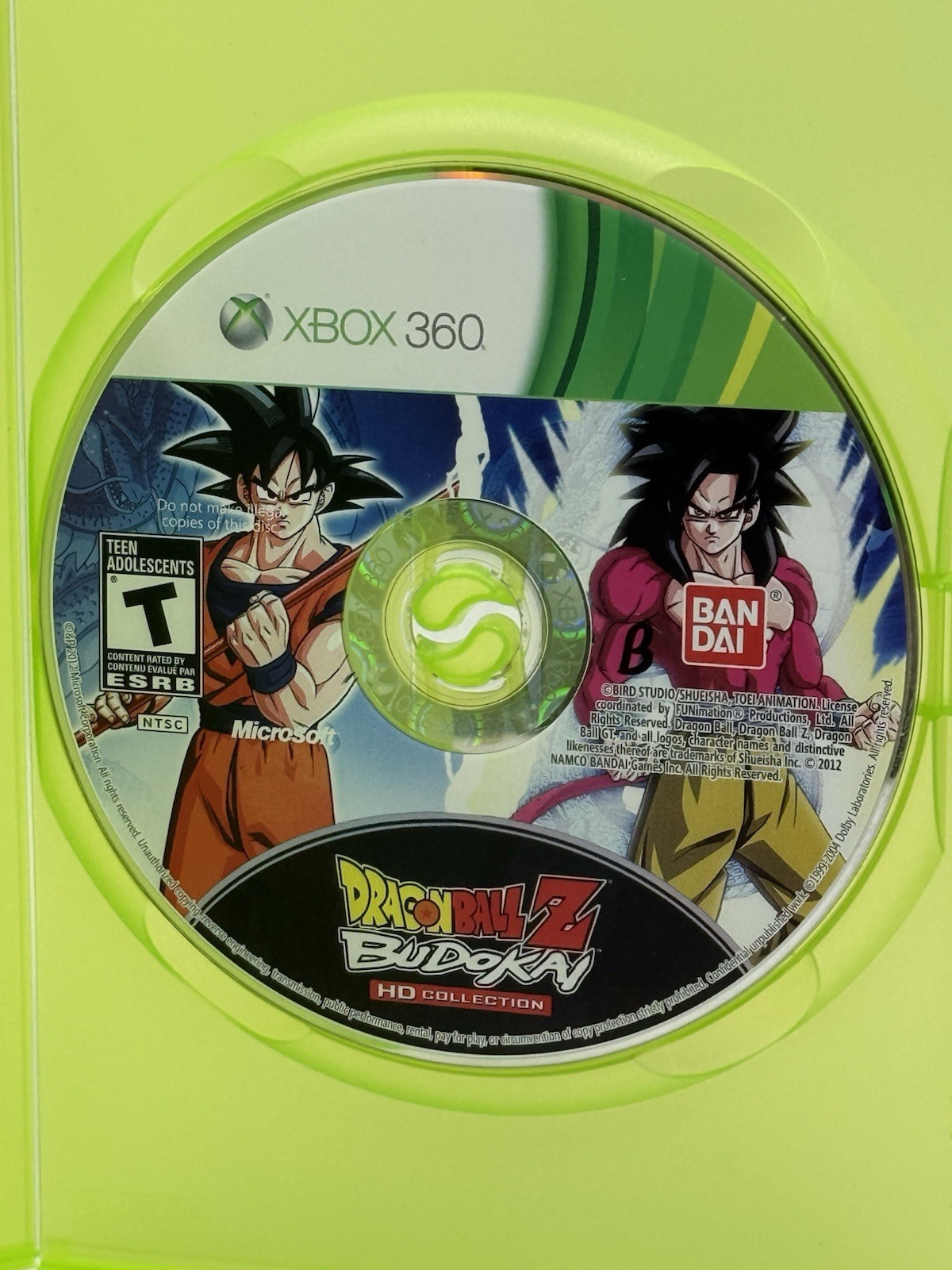 Dragon Ball Z Budokai HD Collection Microsoft Xbox 360 Pristine Disc Only Tested