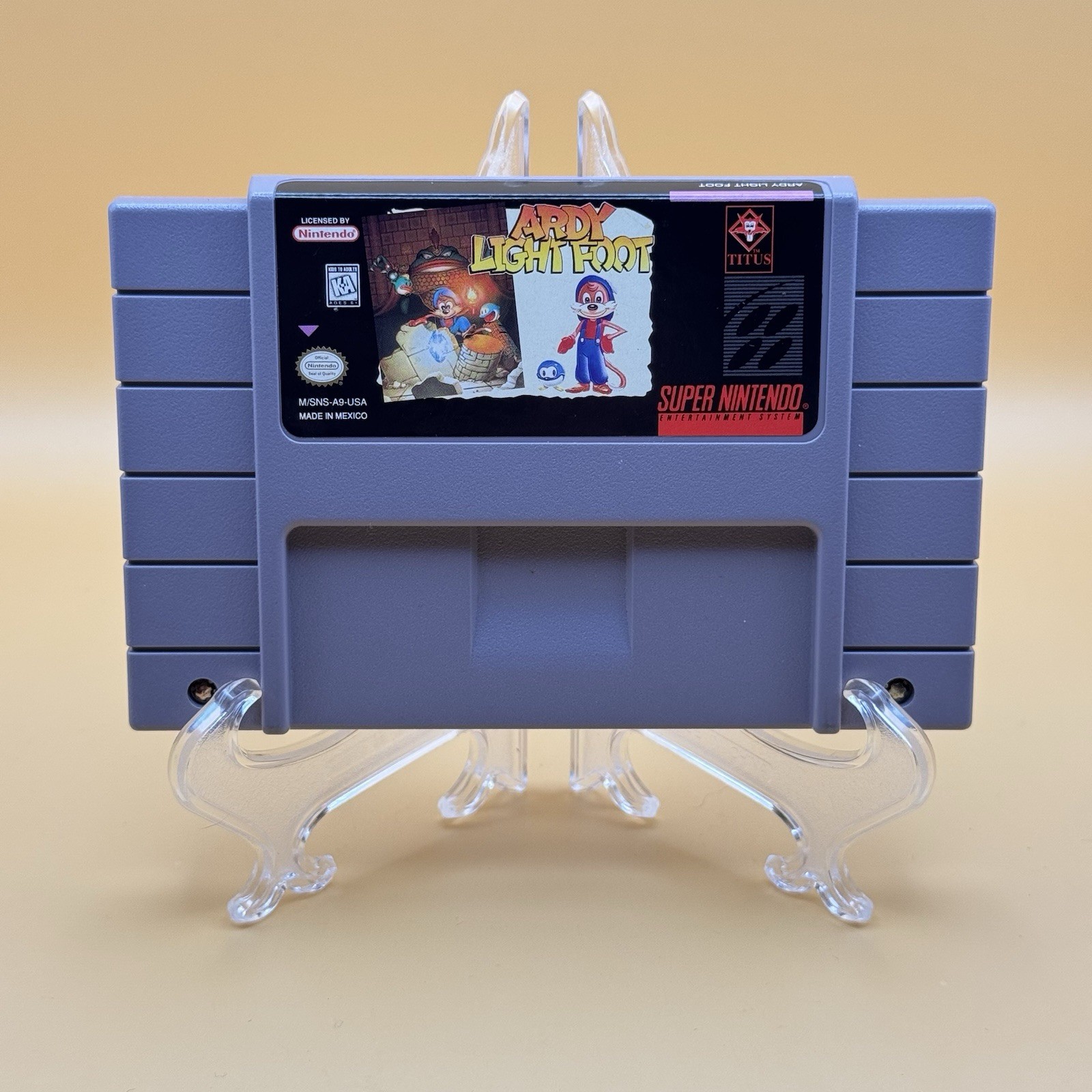 Ardy Light Foot (Super Nintendo SNES, 1996) Excellent Condition – Fast Shipping