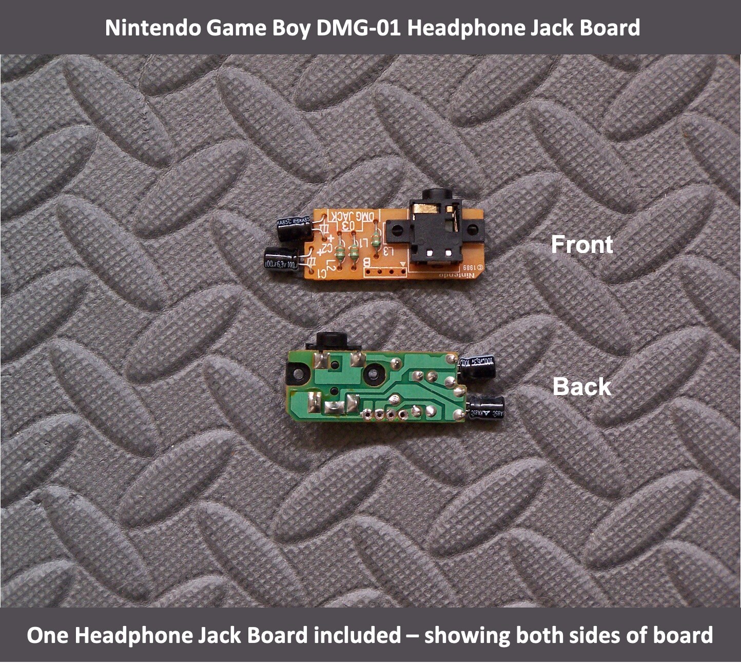Original Nintendo Game Boy DMG-01 Motherboard Headphone Jack Board Tested