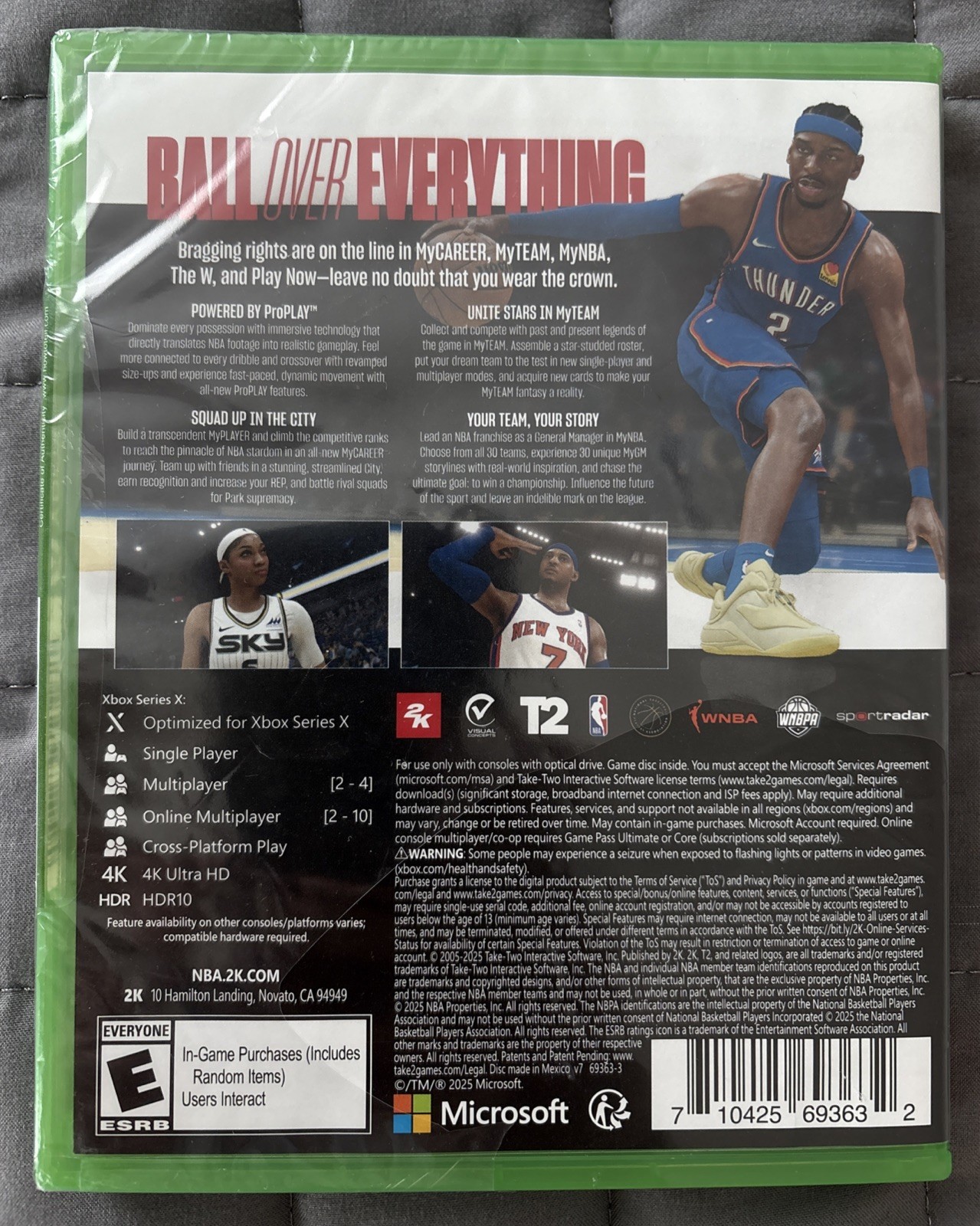 NBA 2K26 Microsoft Xbox Series X Game Sealed Brand New Free Shipping US Seller