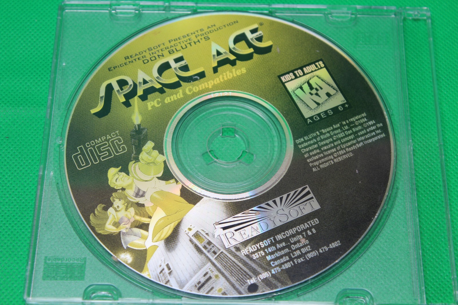 Don Bluth’s Space Ace PC CD-Rom 1994
