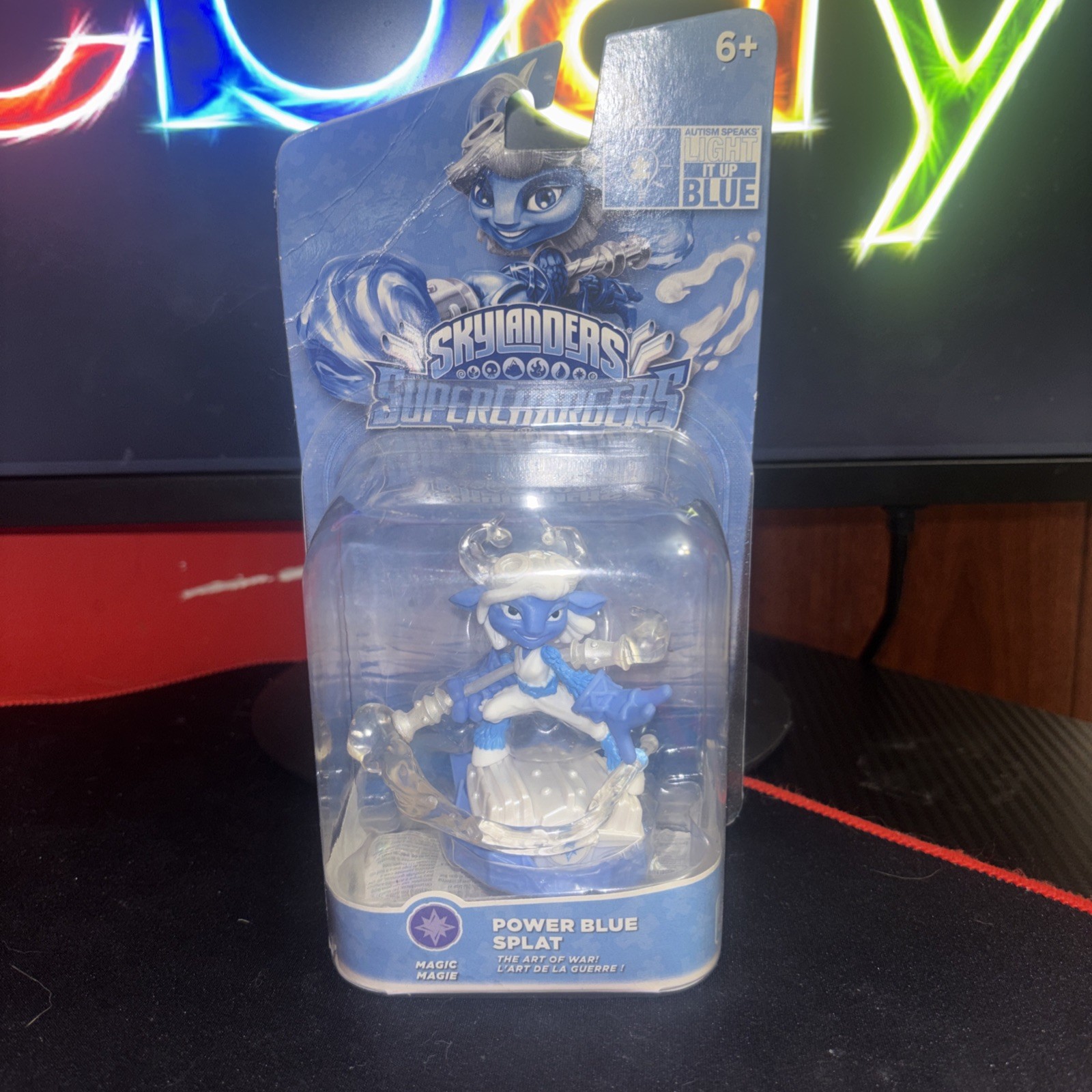 Power Blue Splat – Skylanders Superchargers *Damaged Box*