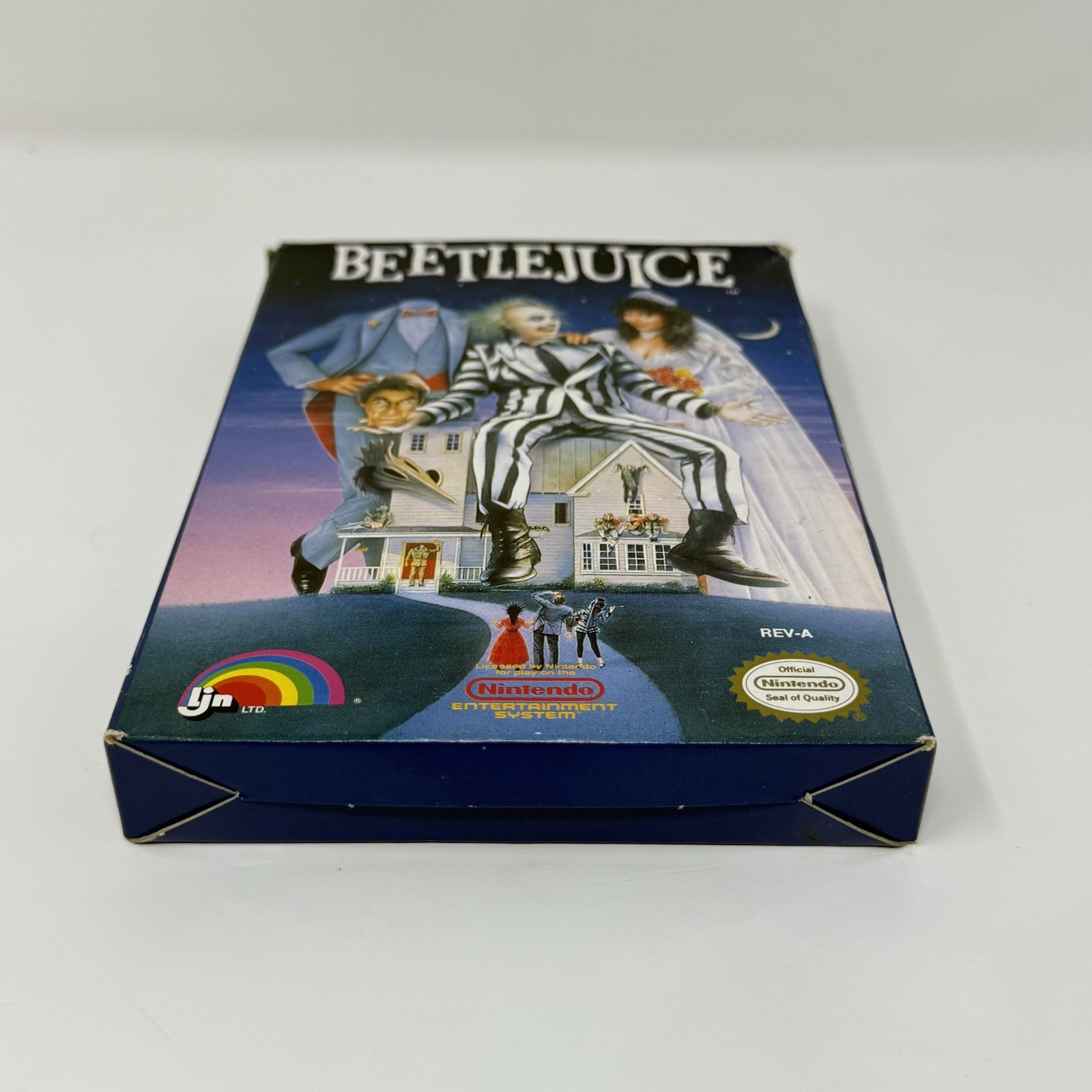 Beetlejuice Nintendo NES No Manual Box Poster Inserts Tested