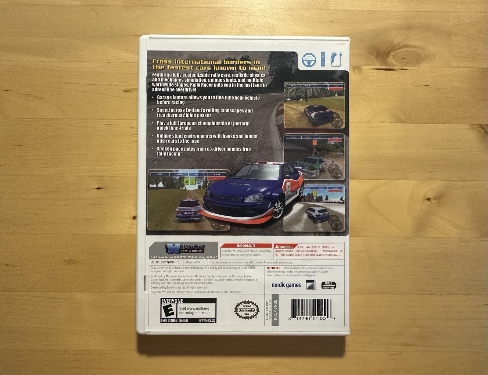 Maximum Racing: Rally Racer – CIB – Rare Maximum Games Nintendo Wii Game