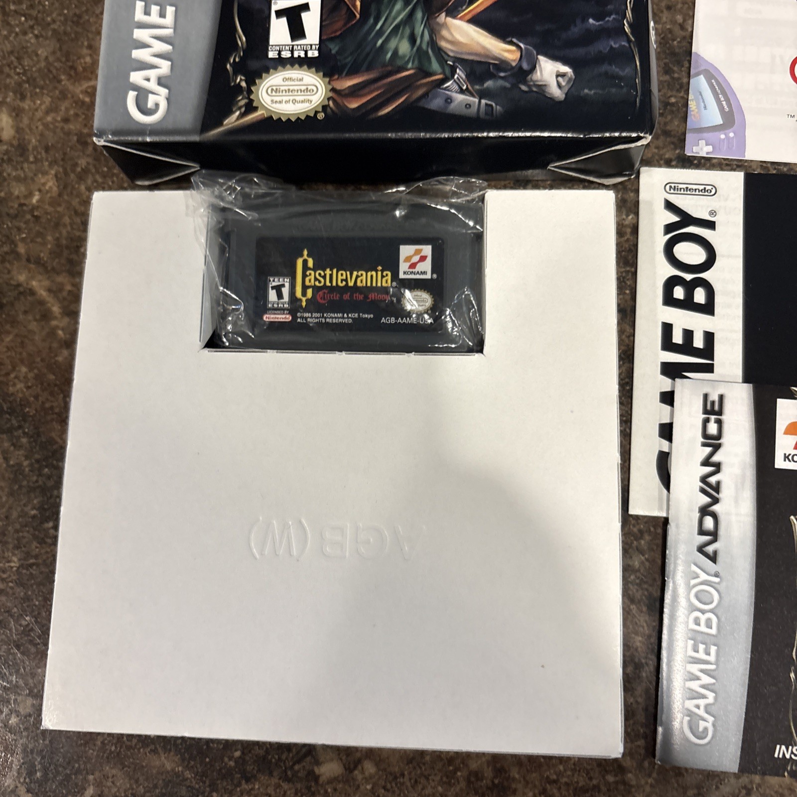 Castlevania: Circle of the Moon (GameBoy Advance/GBA/SP/DS) CIB COMPLETE IN BOX