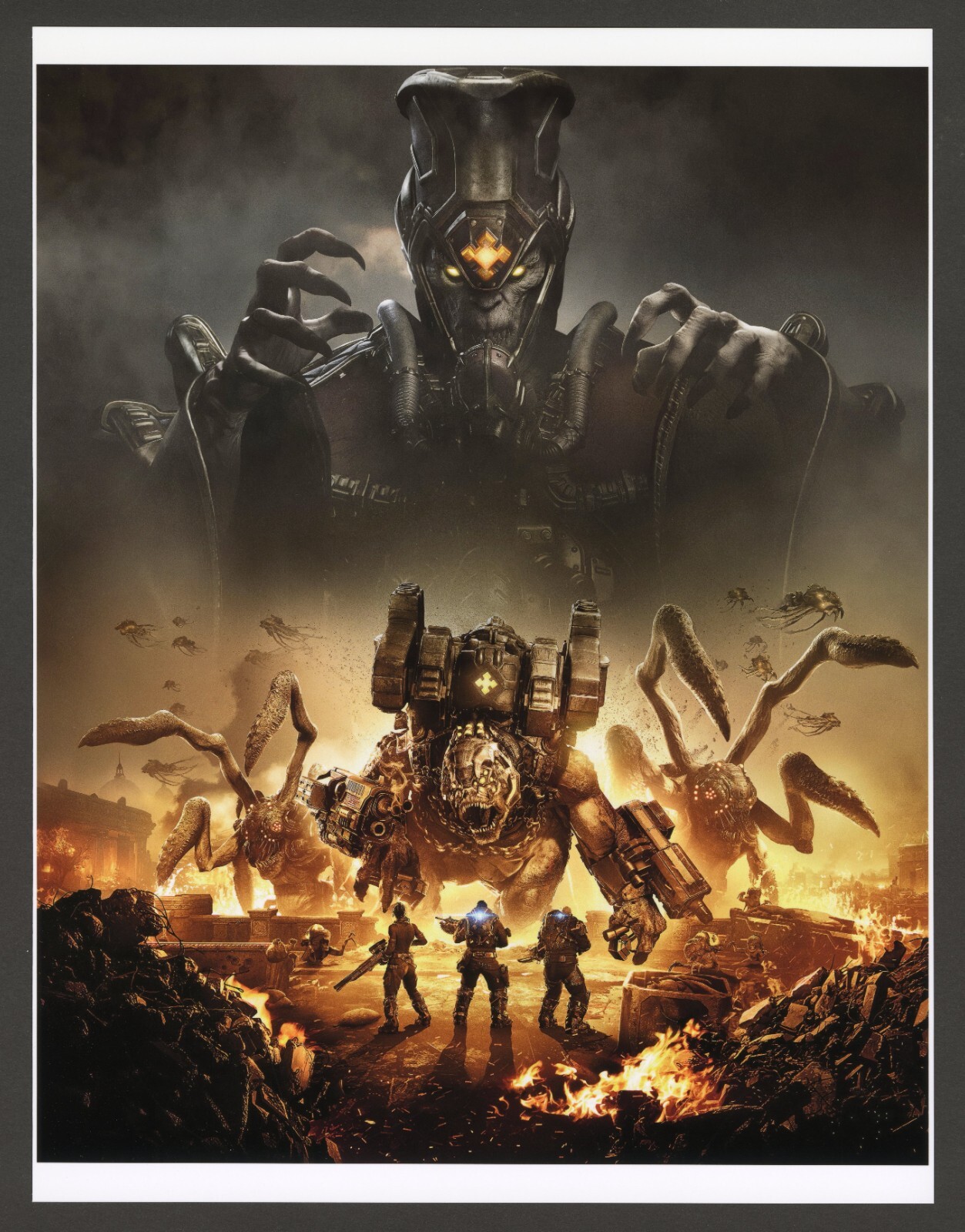 Gears of War 1 Xbox 360 PC 2006 Small Wall Art Print Poster – Glossy