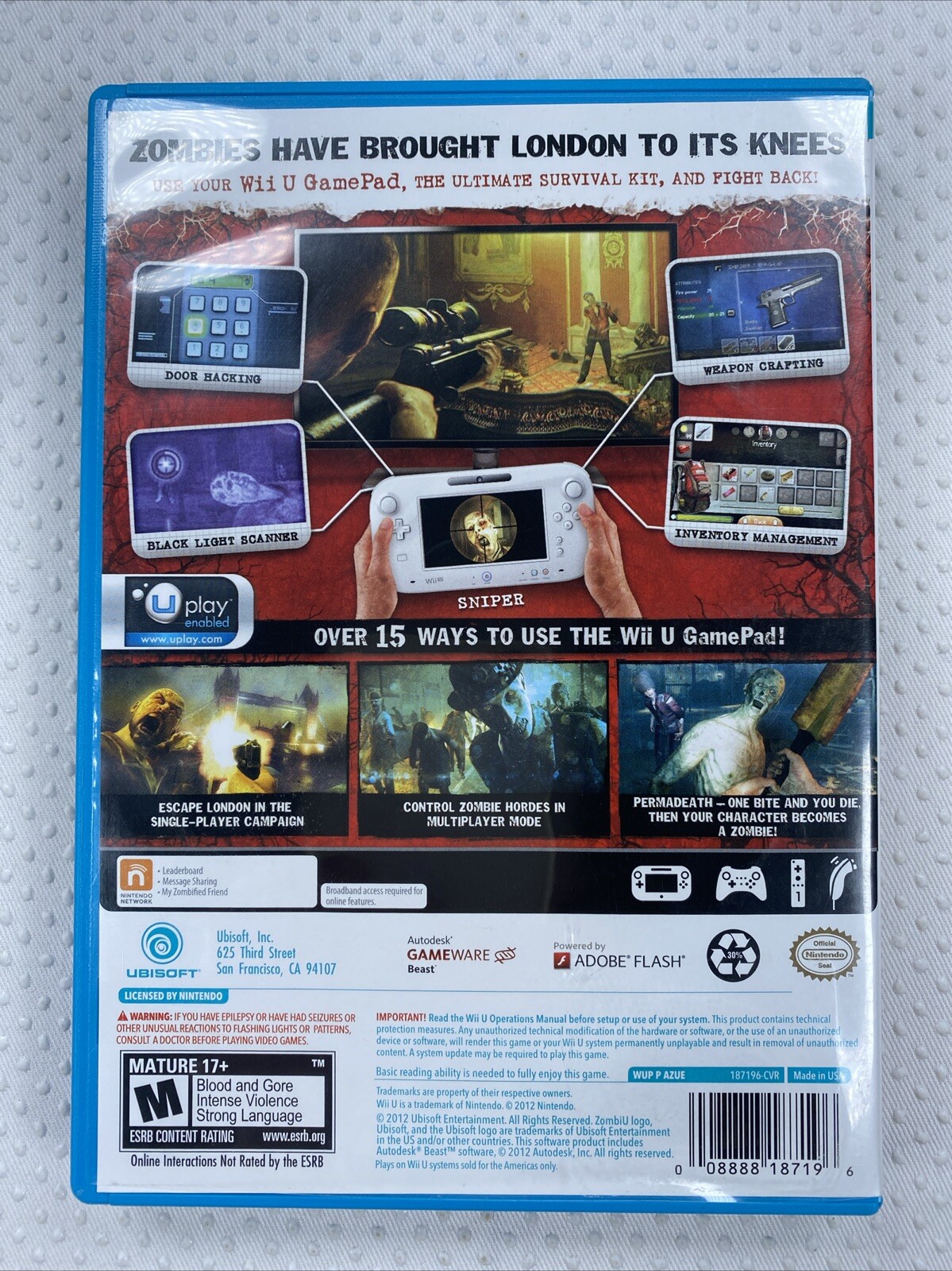 ZombiU (Nintendo Wii U, 2012)