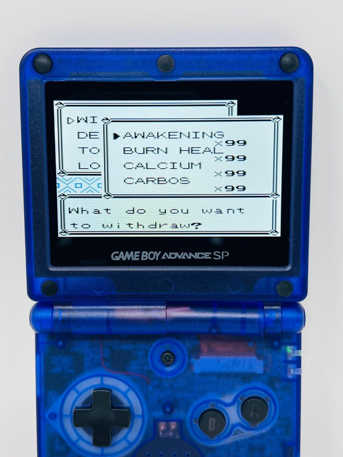 Ultimate Pokémon Blue GBC – All Pokémon (Legal), Max Items, New Save Battery
