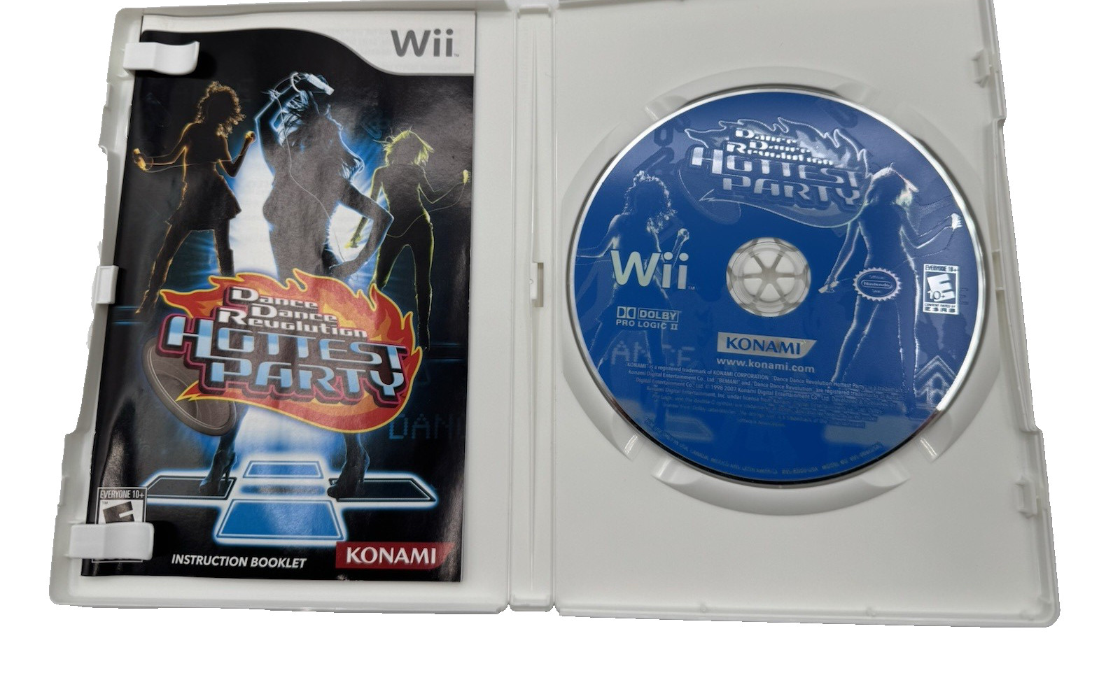Dance Dance Revolution Hottest Party Nintendo Wii Bundle WITH Dance Pad Mat