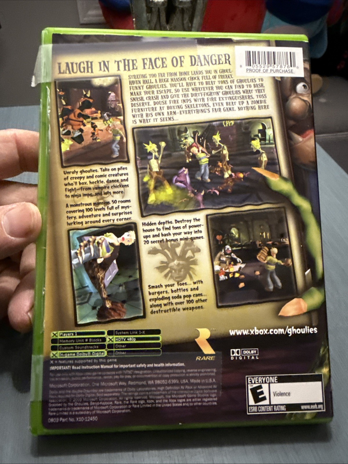 Grabbed by the Ghoulies (2003) Microsoft Xbox – Complete with Manual