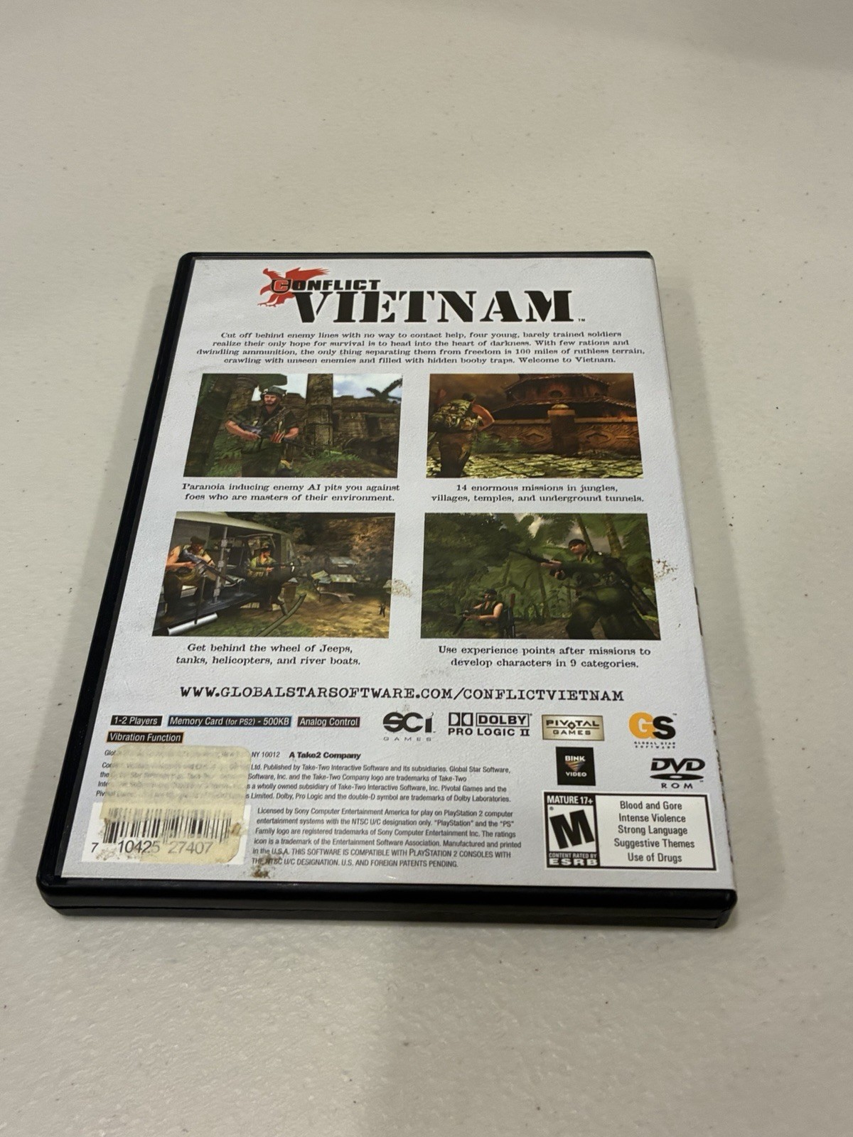 Conflict: Vietnam (Sony PlayStation 2, 2004) CIB