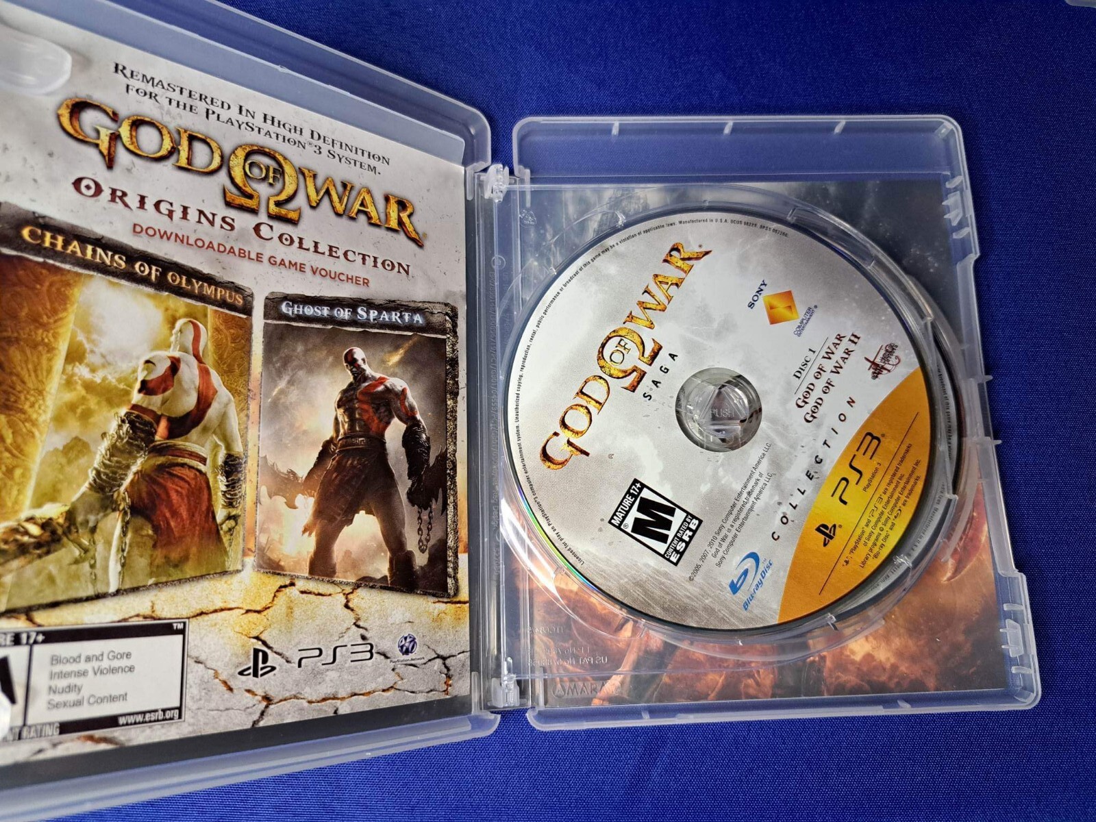God of War Saga [I, II, III] PlayStation 3, 2012 – No Manual