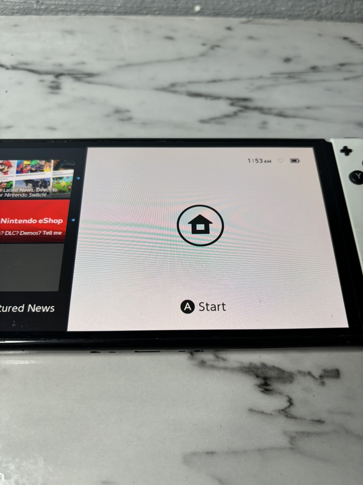 Nintendo Switch OLED HEG-001 Console + 64 GB MicroSD-Read Description