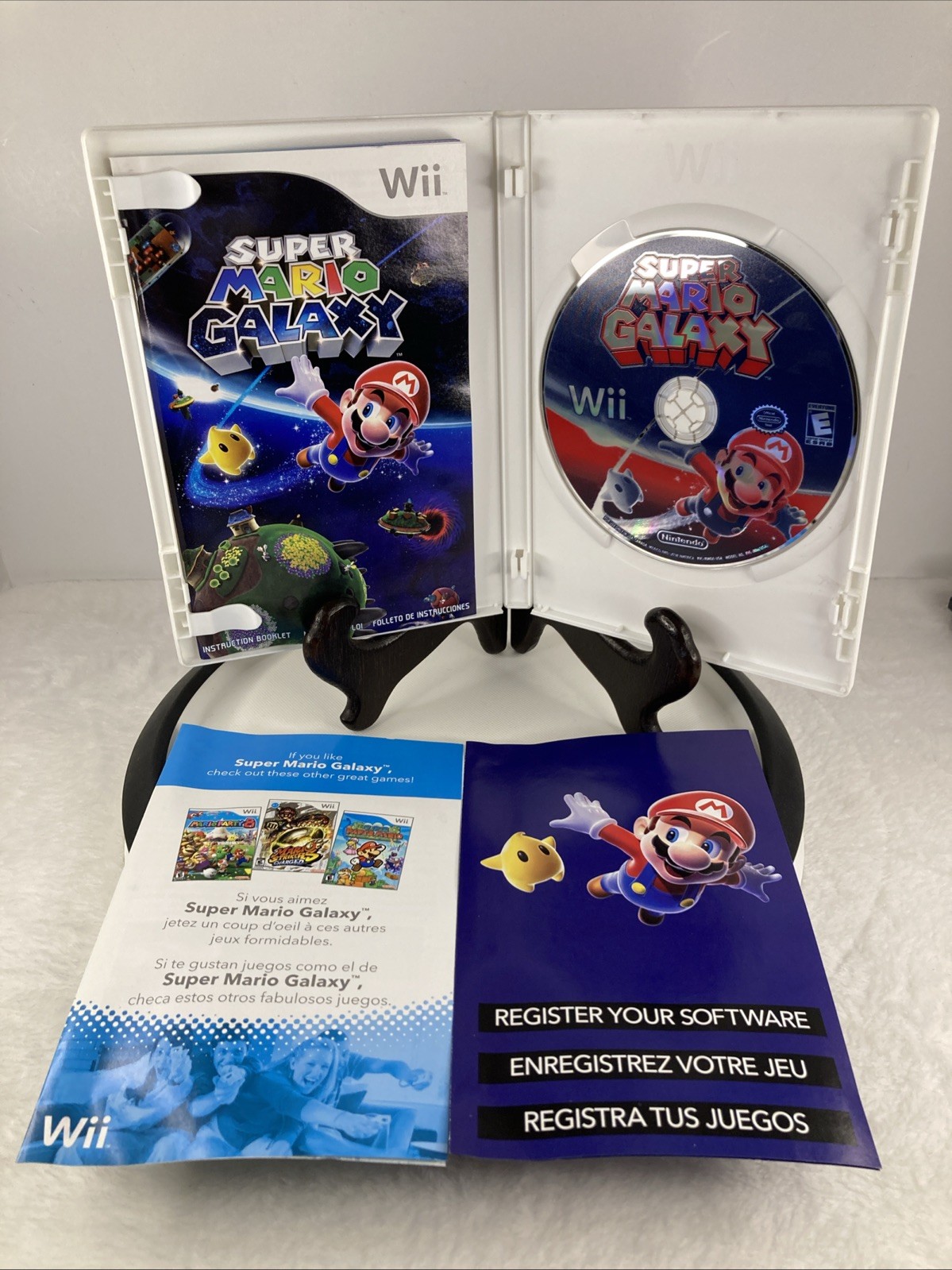 Super Mario Galaxy (Nintendo Wii, 2007) Nintendo WII tested and complete