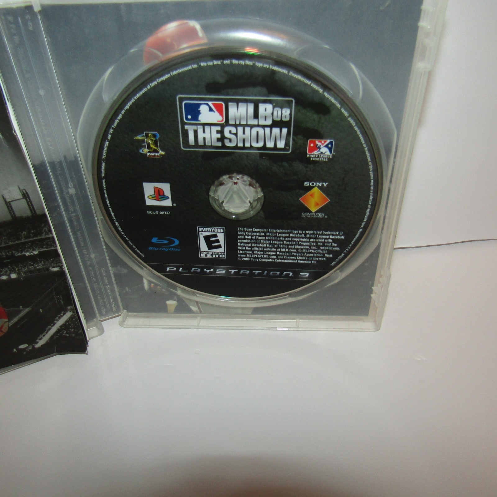MLB 12 The Show / MLB 08 The Show Sony PlayStation 3 PS3 Baseball Video Game Lot