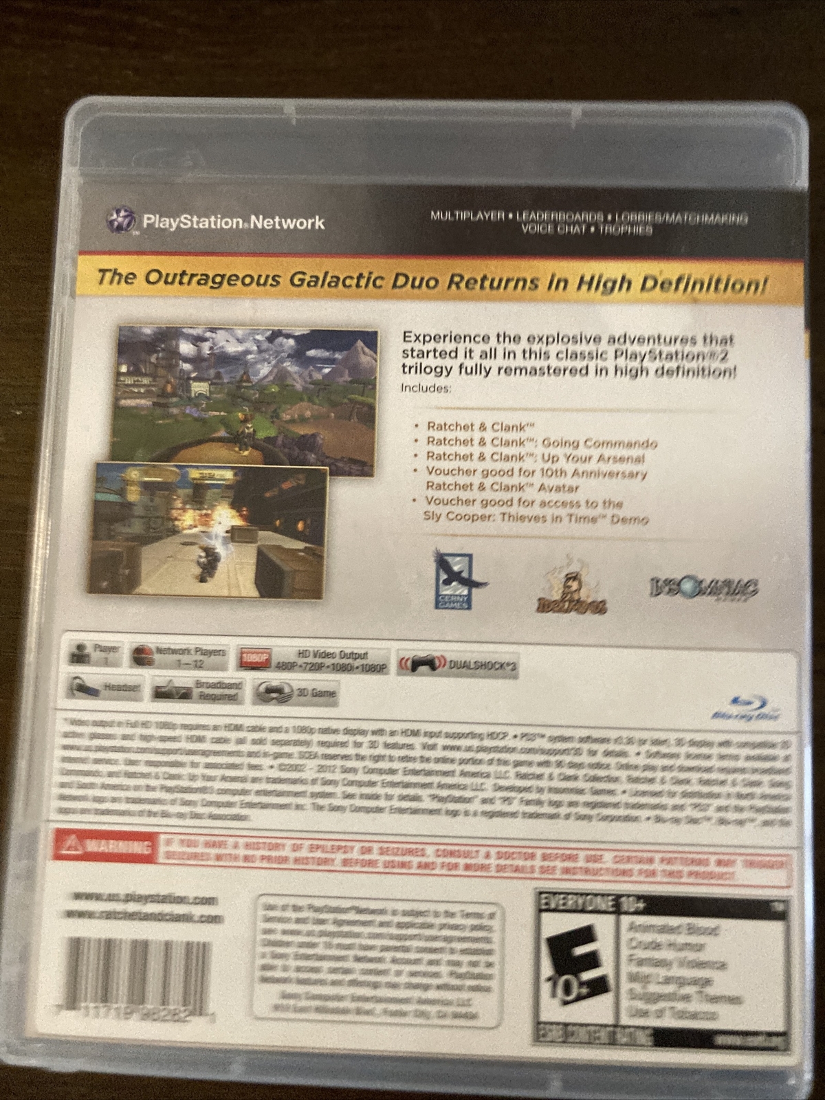 Ratchet & Clank Collection (Sony PlayStation 3, 2012) CIB