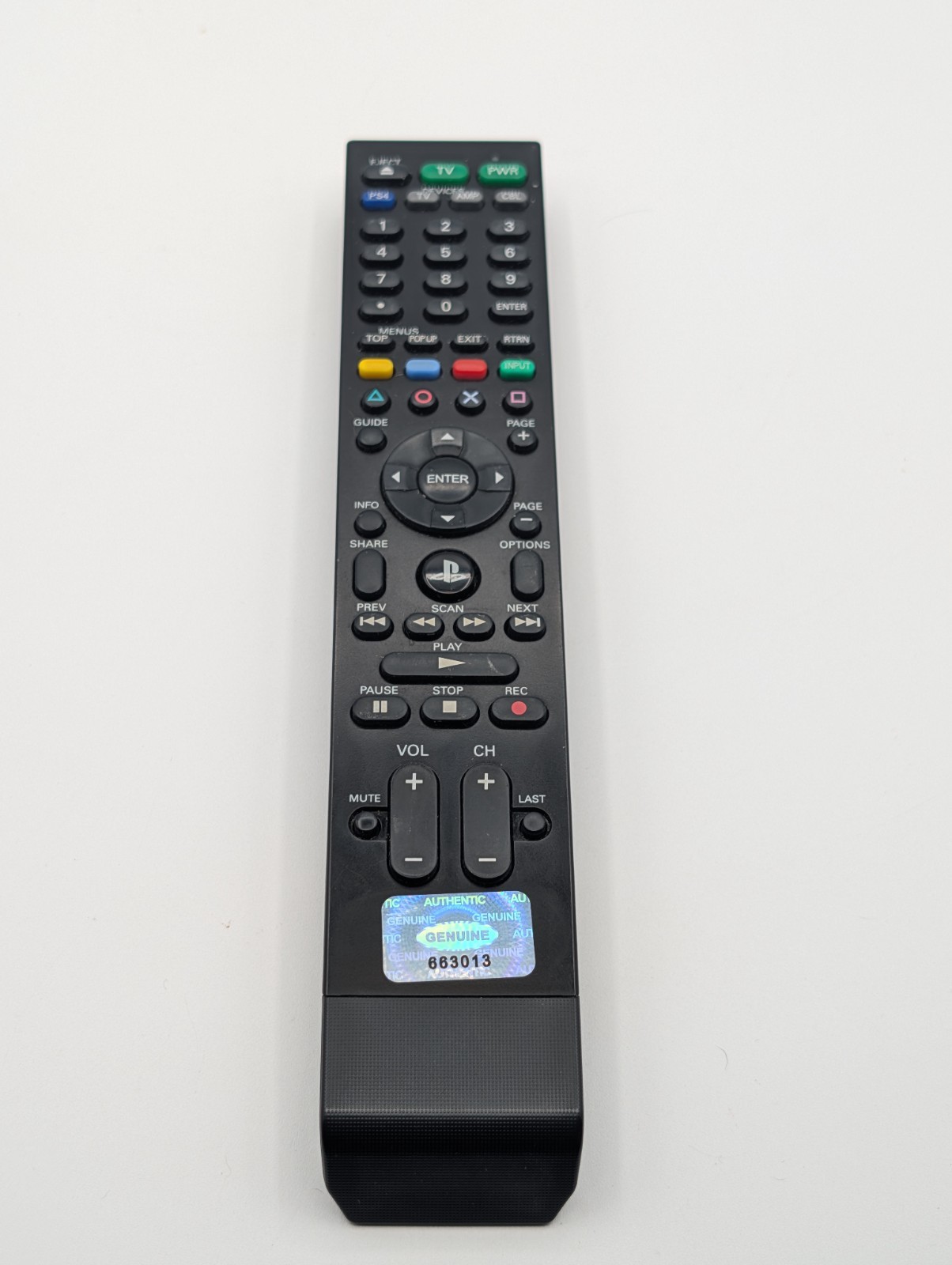 PDP Universal Media Remote for PlayStation 4 PS4 Blu-Ray Model 051-038-NA v.2