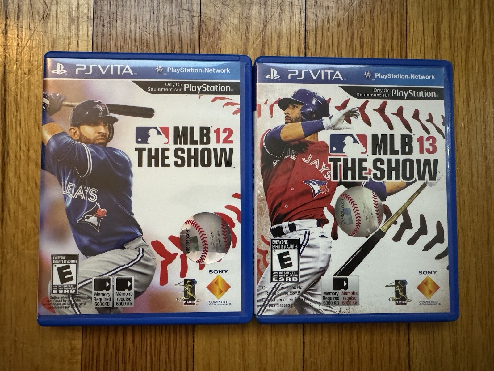 MLB 12 + 13: The Show Bundle / Lot – Canadian Cover Variants Playstation PS VITA