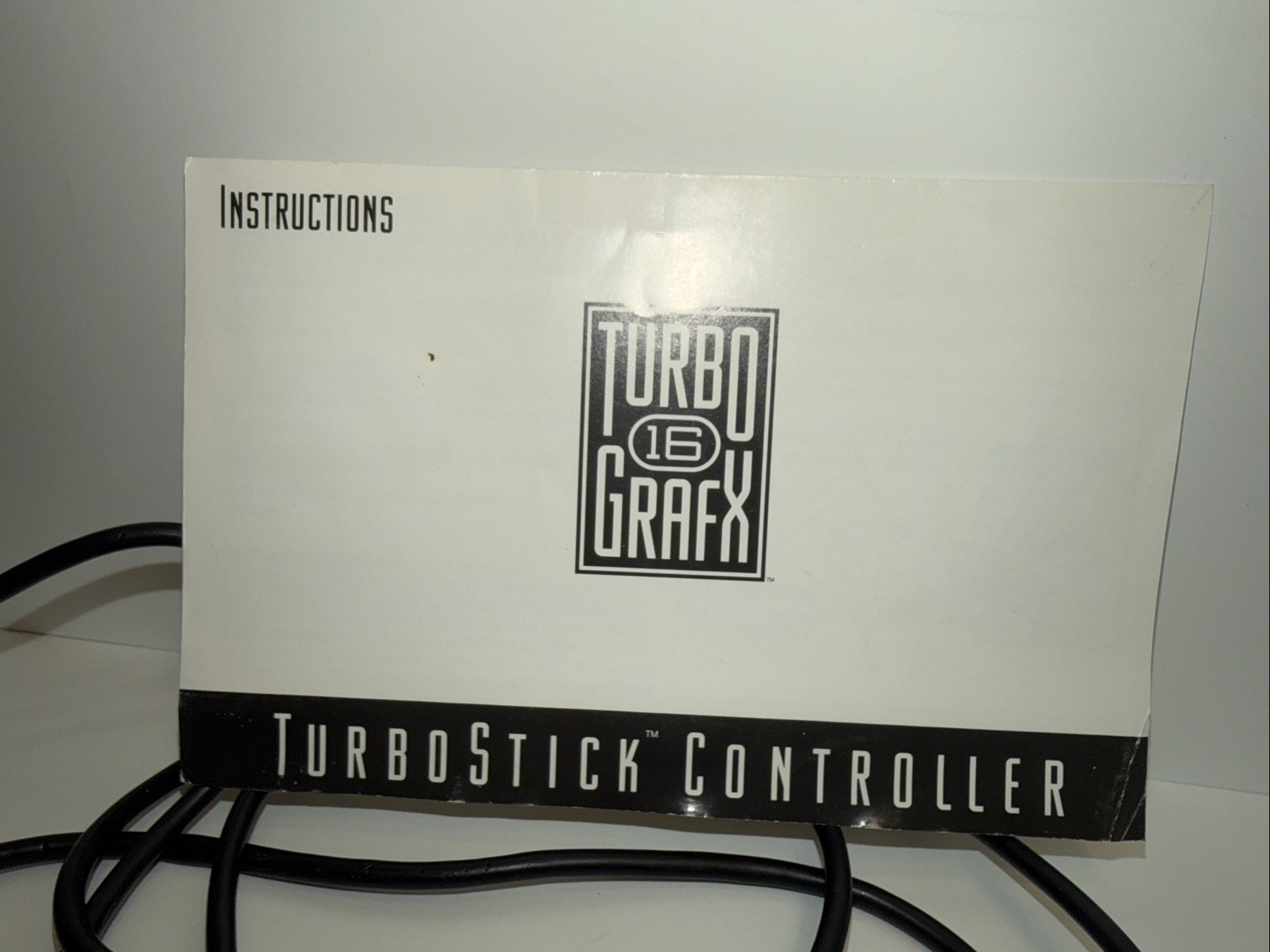 Turbo Stick (TurboGrafx-16, 1990) Tested w/ Instruction Manual HES-STK-01