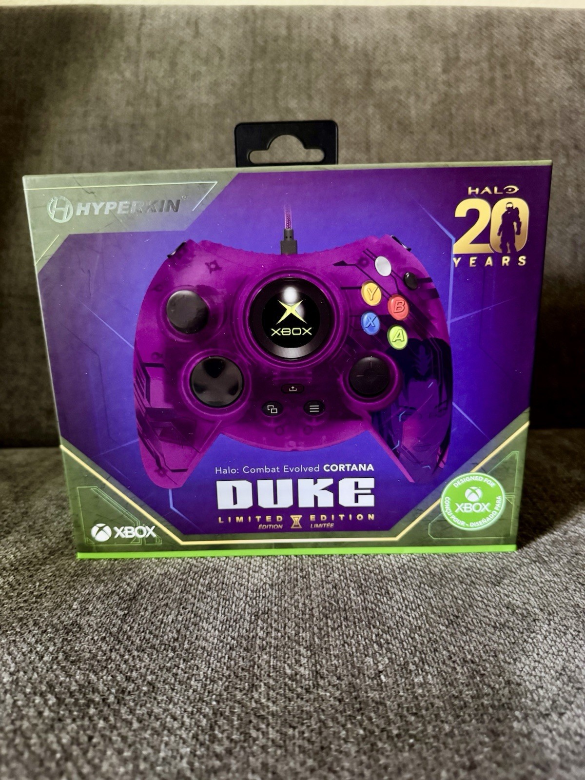 Hyperkin Duke Wired Controller Cortana 20th Anniversary Limited Edition – SEALED