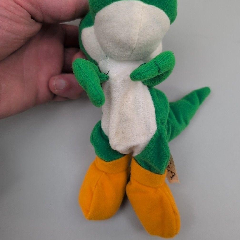 1997 Yoshi Green Plush Doll BD&A Super Mario Stuffed Toy Nintendo Collectible
