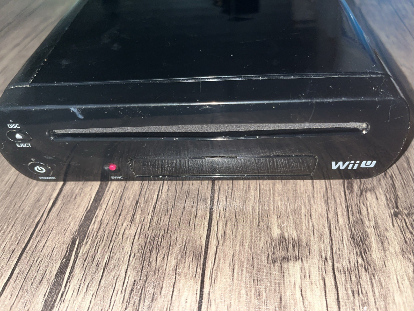 Nintendo Wii U Black WUP-101 02 Video Game Console Only Working Read Discription