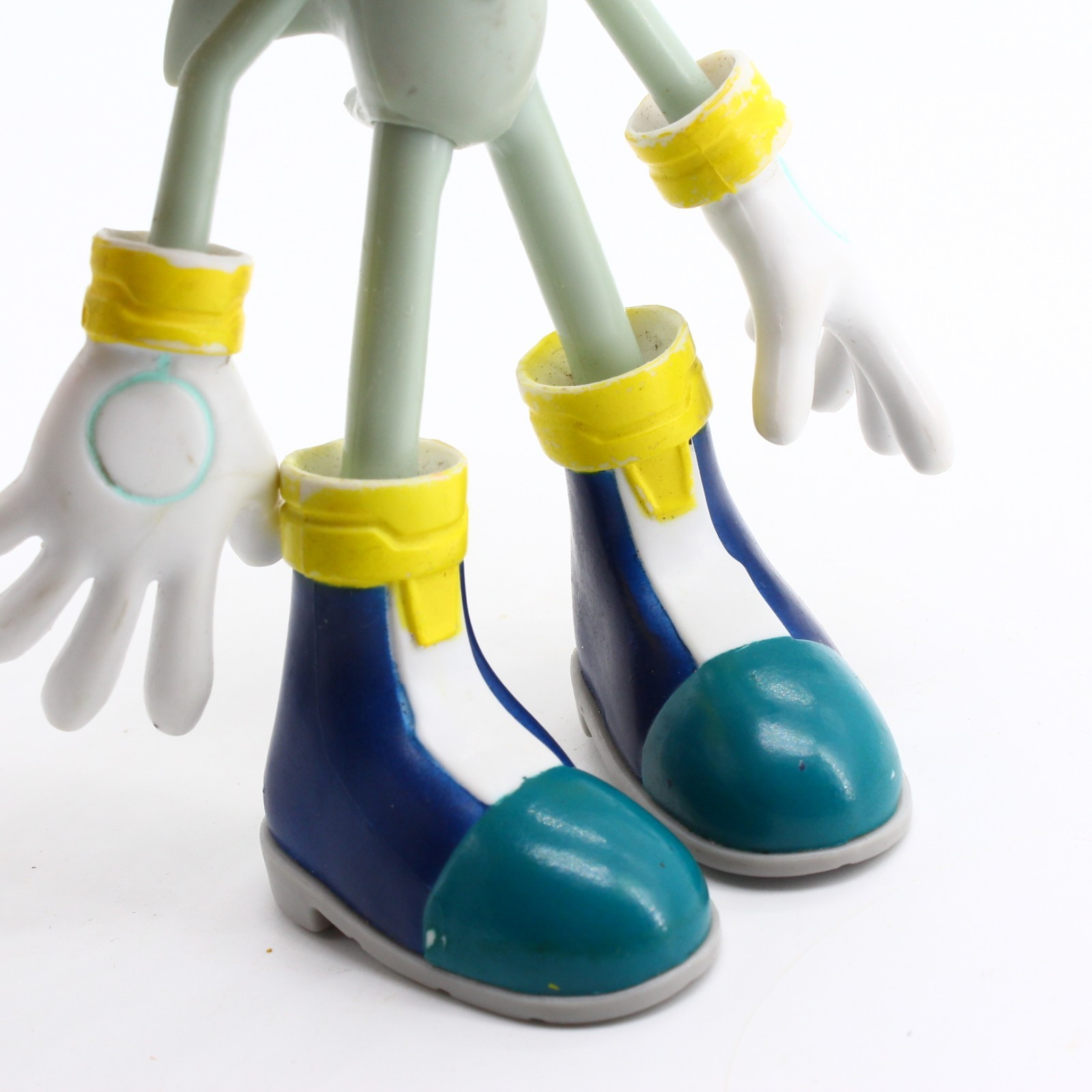 Jazwares Sonic the Hedgehog Silver 7” Super Poser Variant Figure – 2-Piece Head