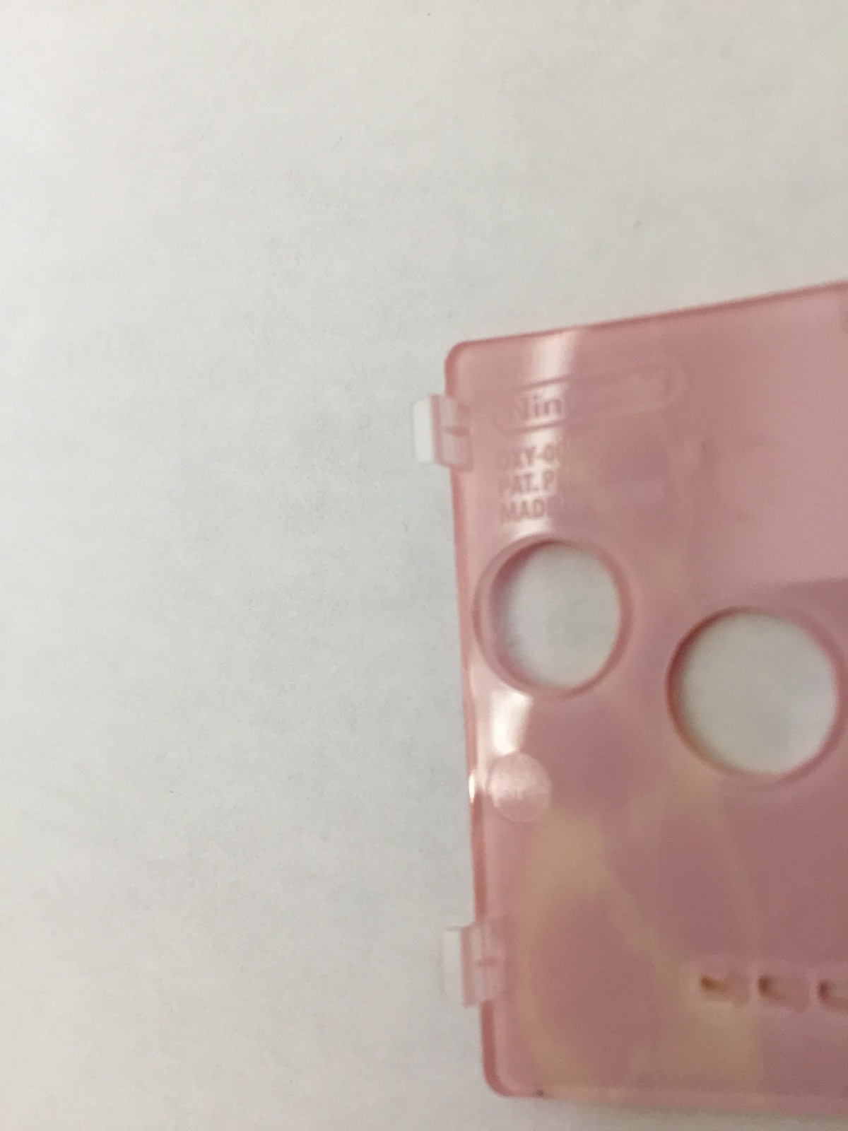 Nintendo Game Boy Micro Faceplate Flame OEM Official GameBoy Face Plate