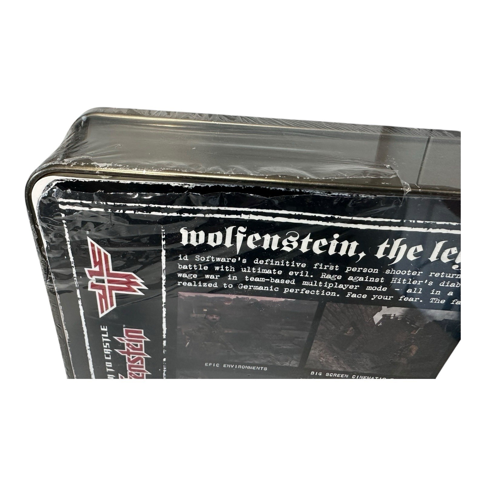 Return to Castle Wolfenstein: Limited Edition (PC 2001) NEW SEALED METAL BOX TIN