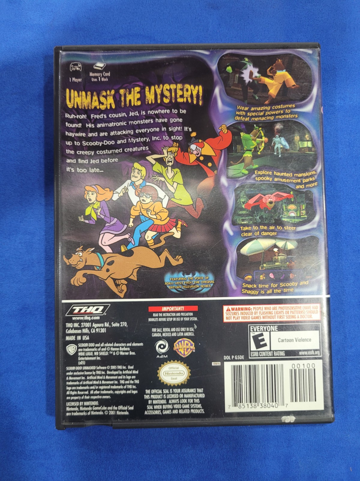 Scooby-Doo Unmasked (Nintendo GameCube, 2005)