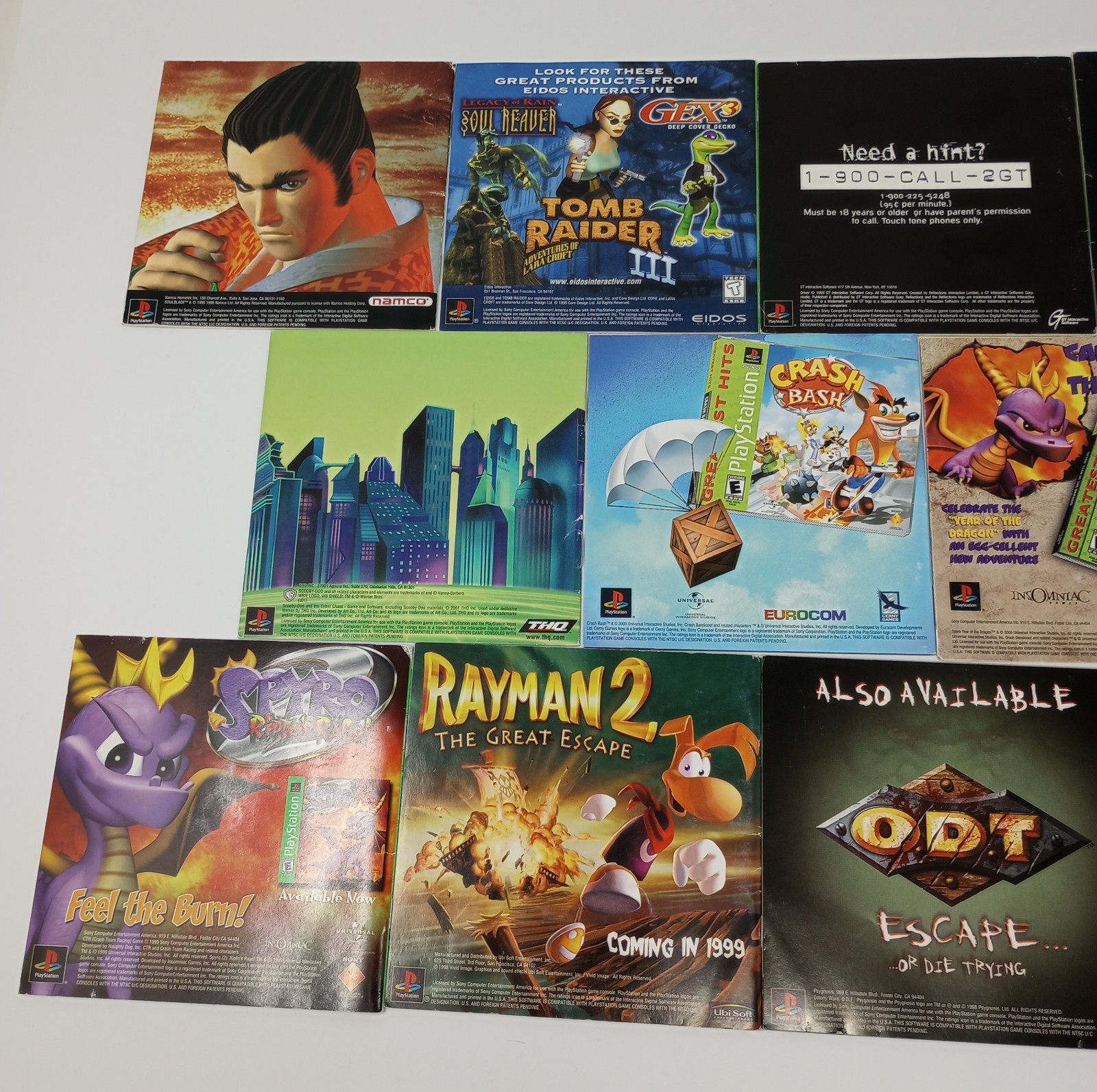 Lot Of 43 Playstation 1 (PS1) Manuals Only NO GAMES