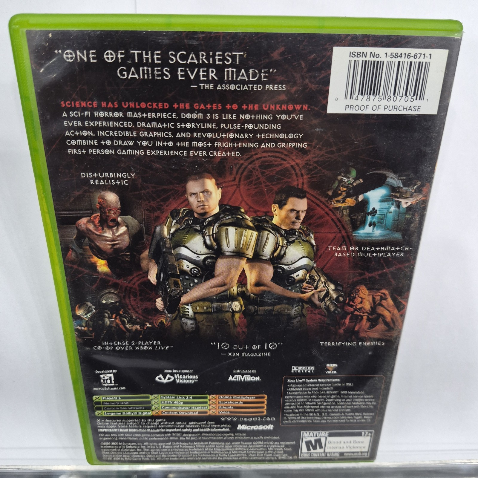 Doom 3 (Microsoft Xbox, 2005)