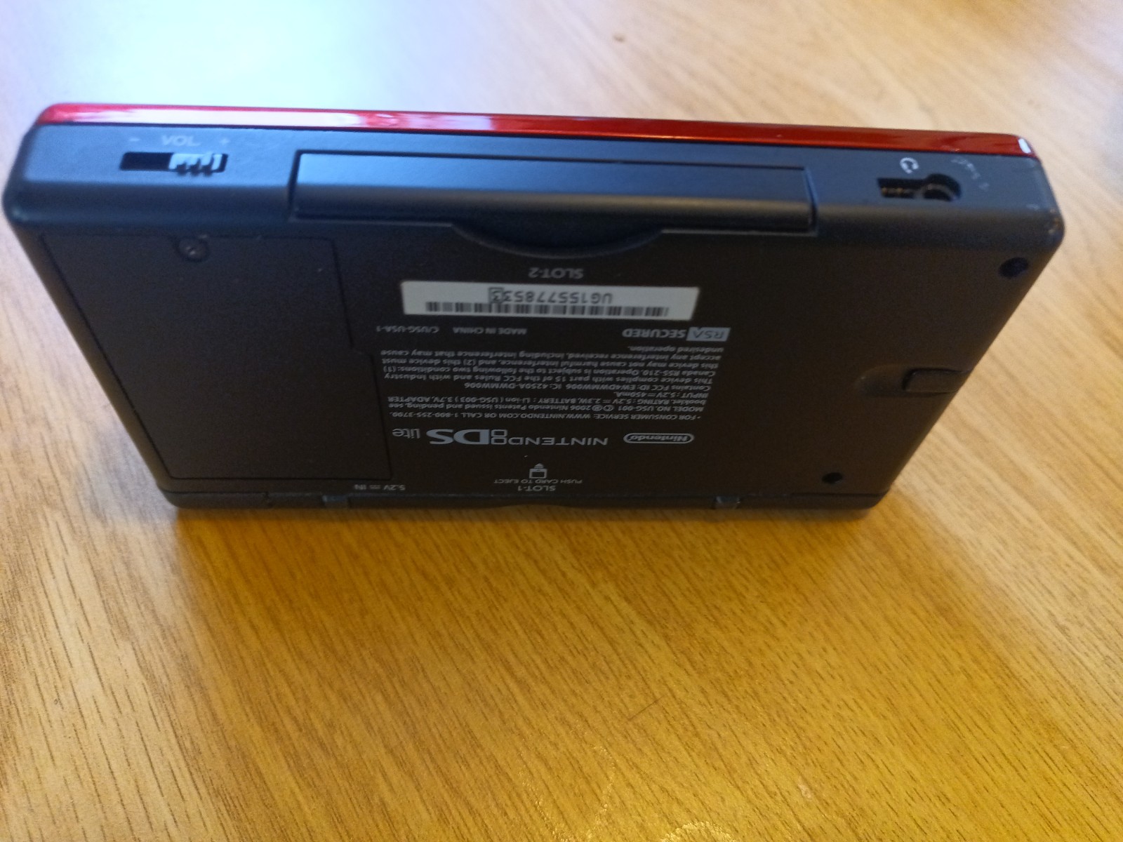 Excellent Condition Nintendo DS Lite USG-001 Red Clean