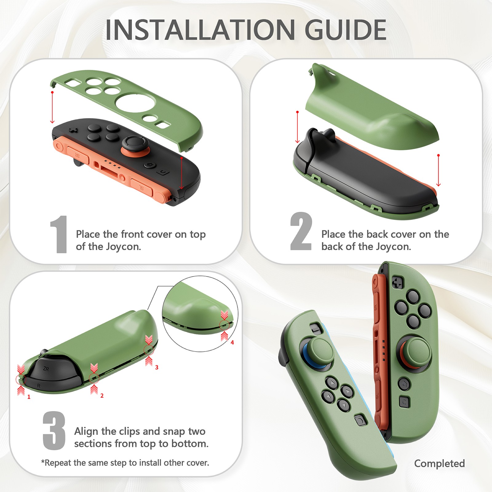 PlayVital Protective Case for Nintendo Switch 2 Dockable Hard Shell Split Cover