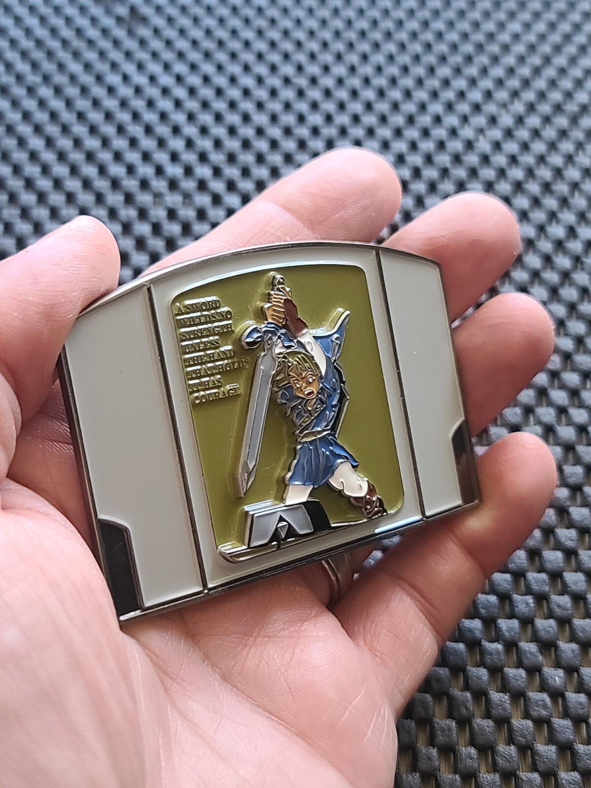 Legend of Zelda Ocarina of Time Challenge Coin Medal Nintendo 64 Promo US NAVY B