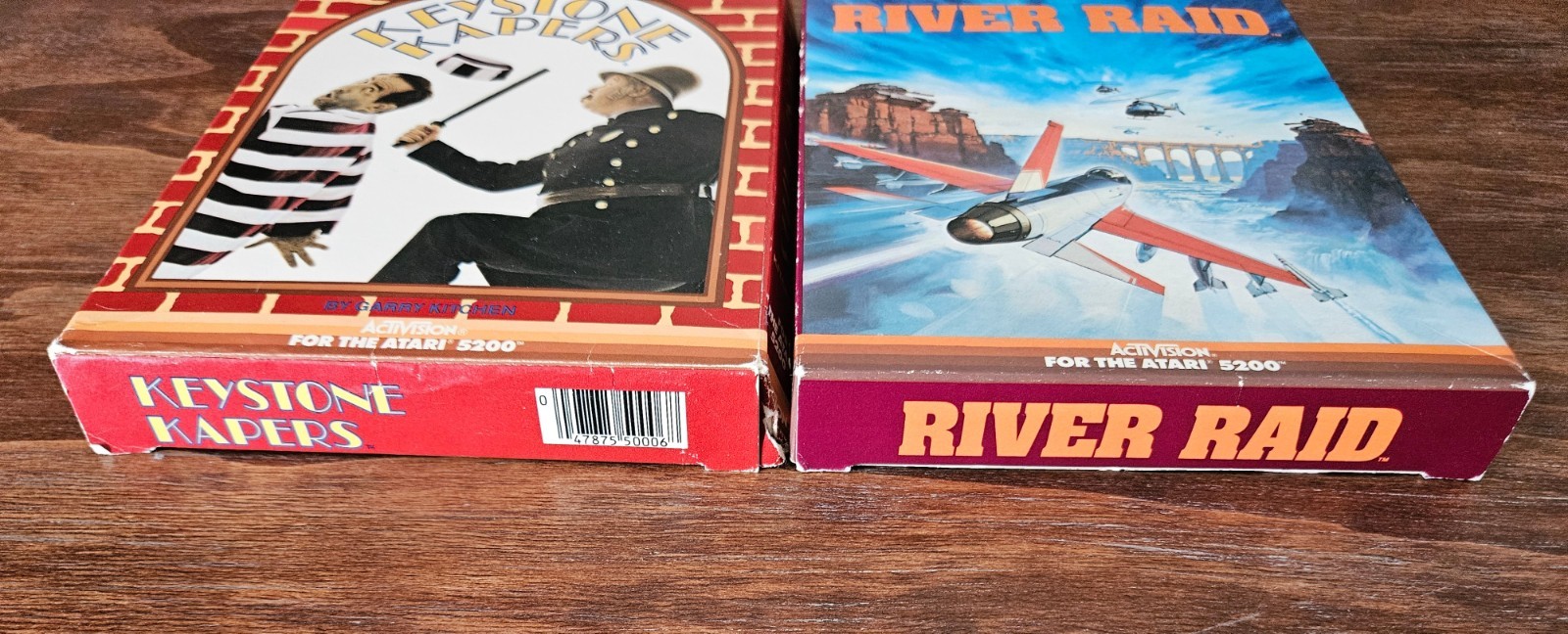 Activision Keystone Kapers & River Raid Atari 5200 Lot