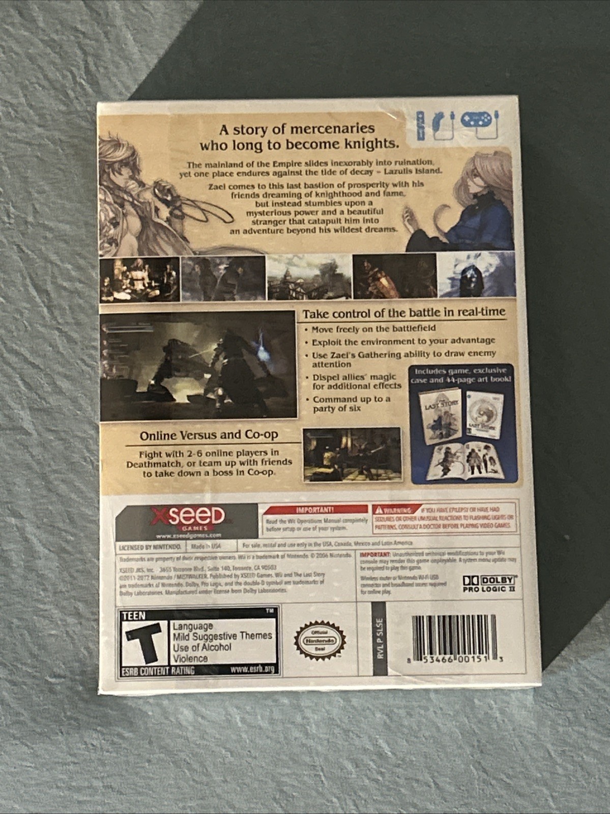 The Last Story Soundtrack Bundle (Nintendo Wii, 2012) New Factory Sealed
