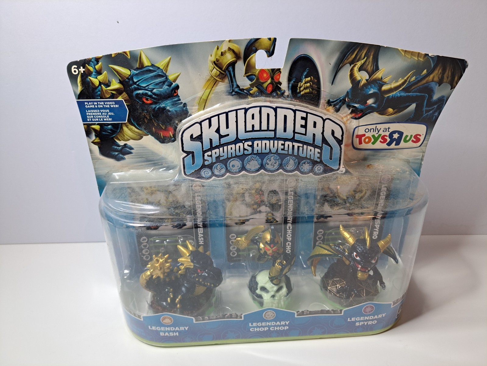 Skylanders Spyro’s Adventure Legendary Bash/Chop Chop/Spyro
