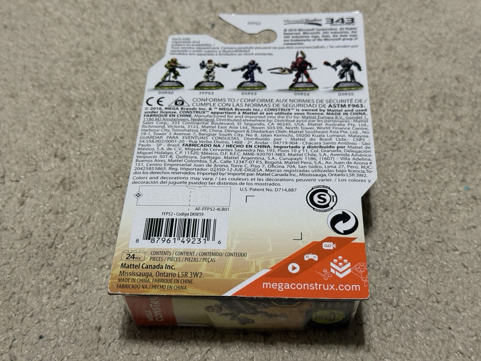Mega Bloks Construx Halo Heroes Series 3 Spartan Helioskrill FFP52 Mattel 2016