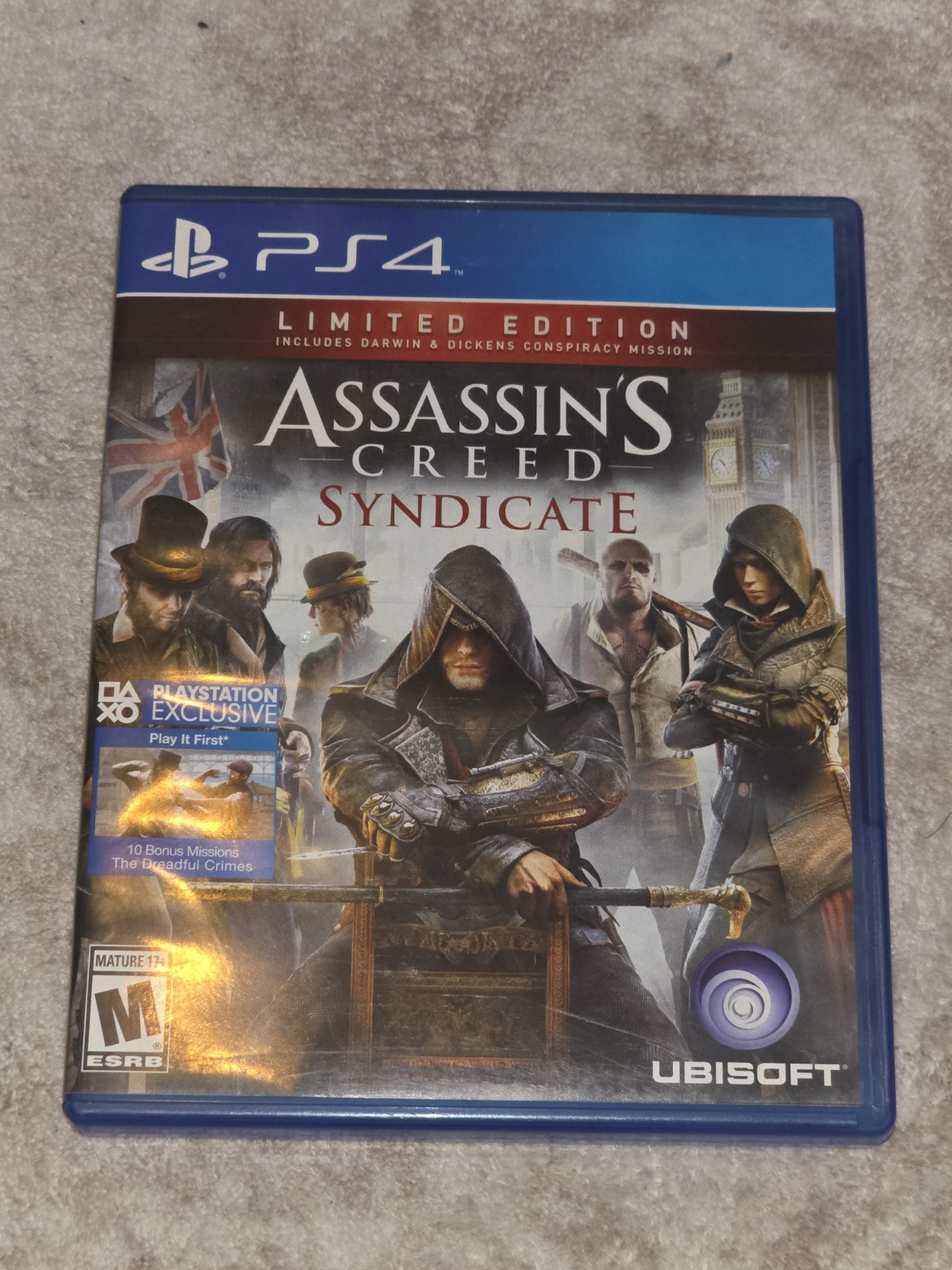 Assassin’s Creed: Syndicate Limited Edition PlayStation 4 2015 PS4 CIB Complete