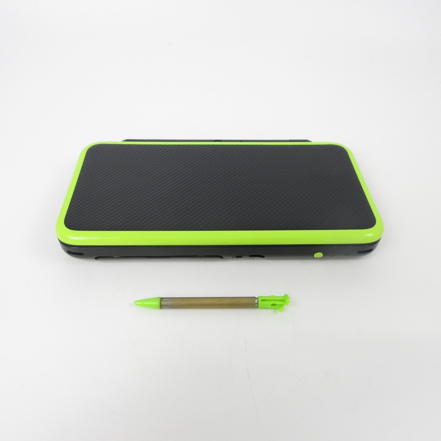 【Very Good】Nintendo New 2DS LL XL Black x Lime Console ONLY Japanese Ver. #Arr04