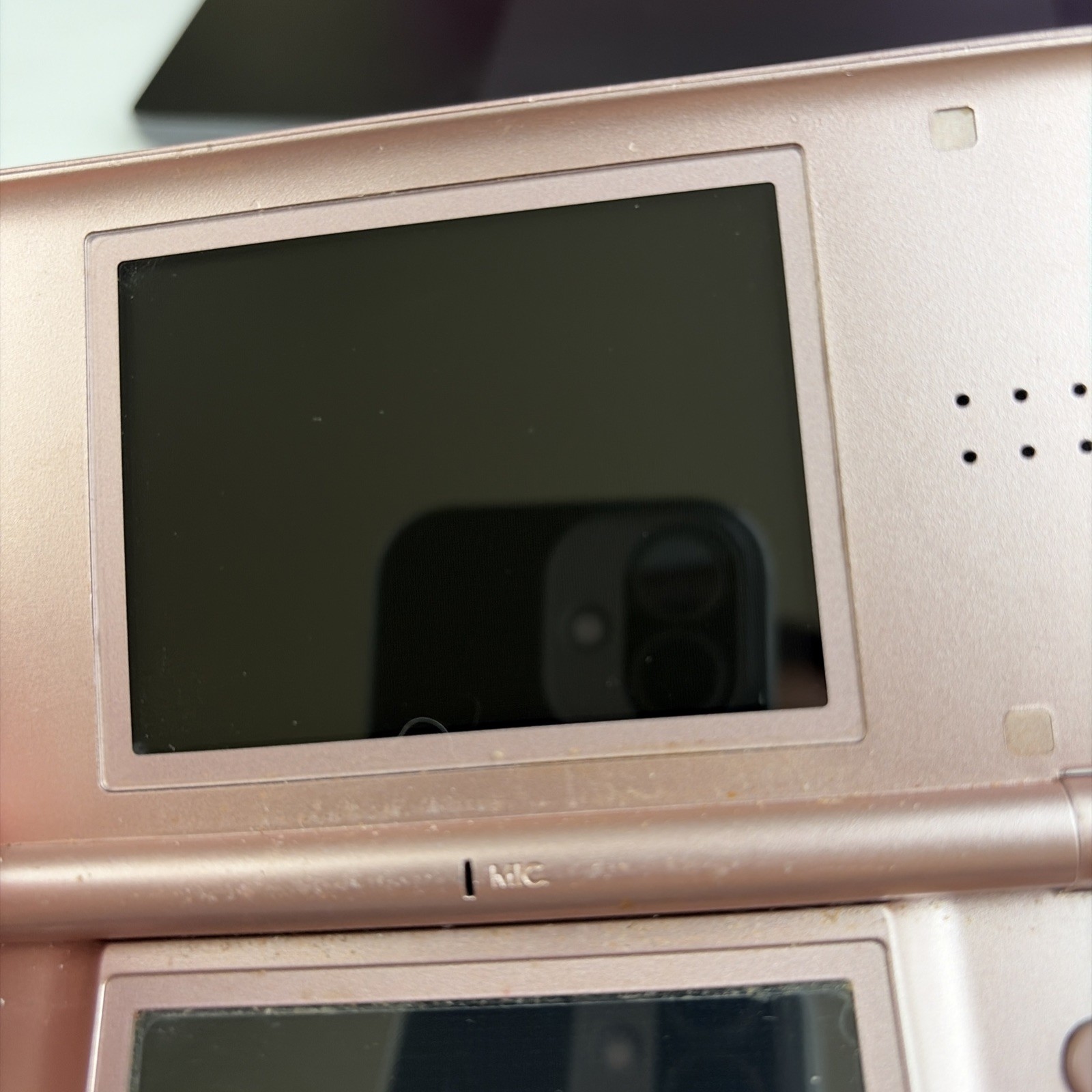 Nintendo DS Lite Rose Pink Handheld Console US Model w/ Charger Tested