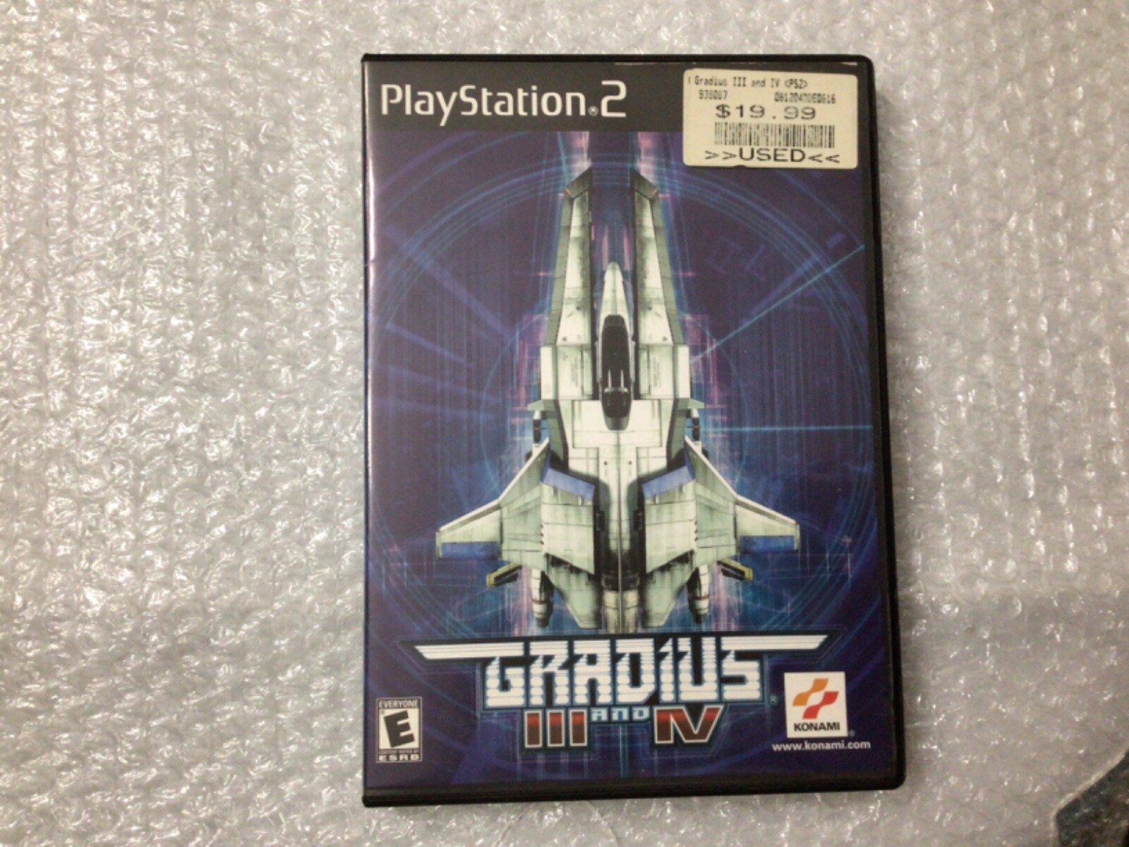 Gradius III and IV (Sony PlayStation 2, 2000) – CIB w/Case, Manual, Game Disc