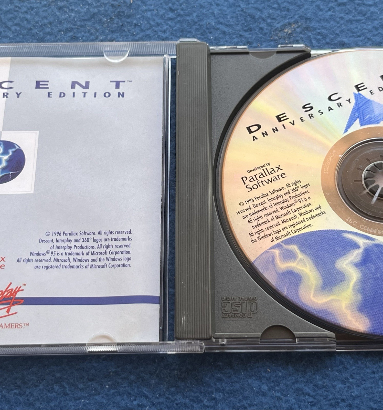 Descent Anniversary Edition (CD-Rom Dos Version, 1996, Interplay)
