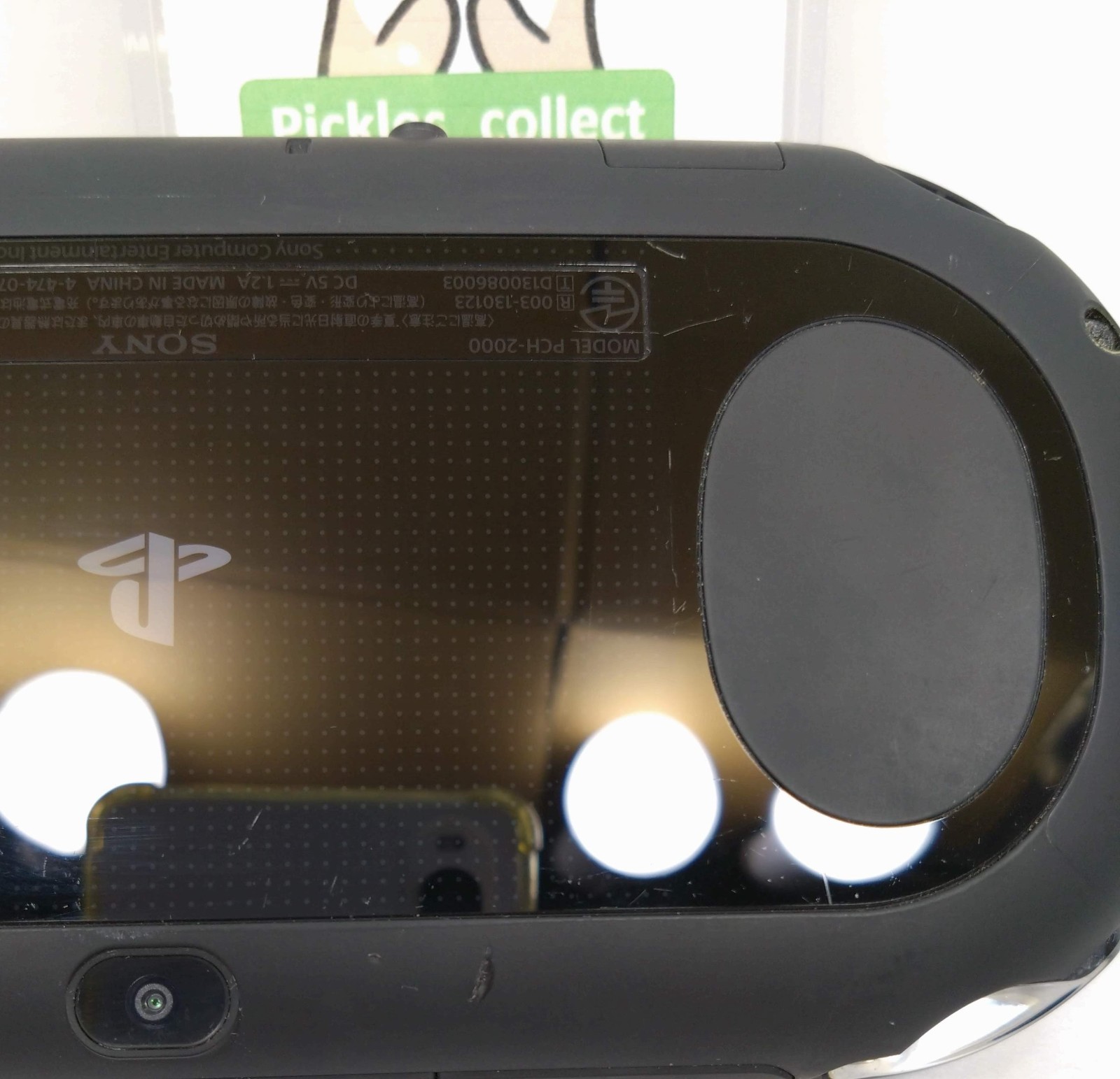 PS Vita Black PCH 2000 ZA11 Console only PSV Tested Sony 0611B