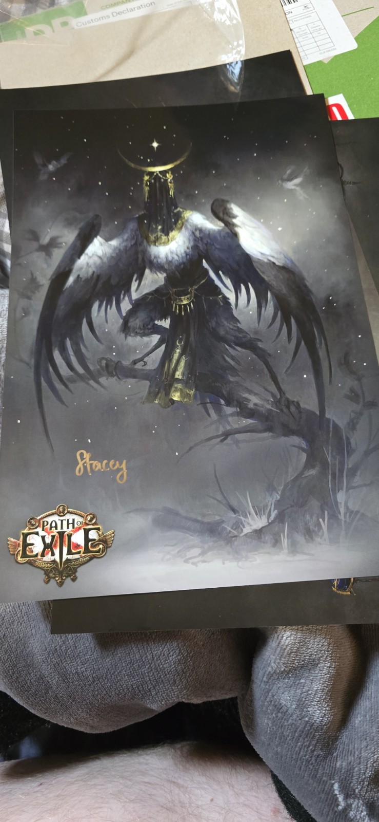 Path of Exile 2023 Signed Art Prints (5) Hybrid Set.