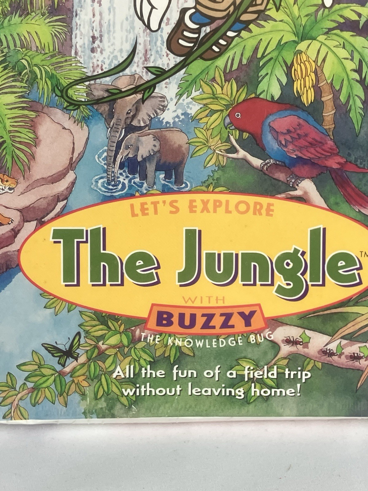 Let’s Explore the Jungle With Buzzy PC CD Rom Windows Mac Game 1995 Big Box New
