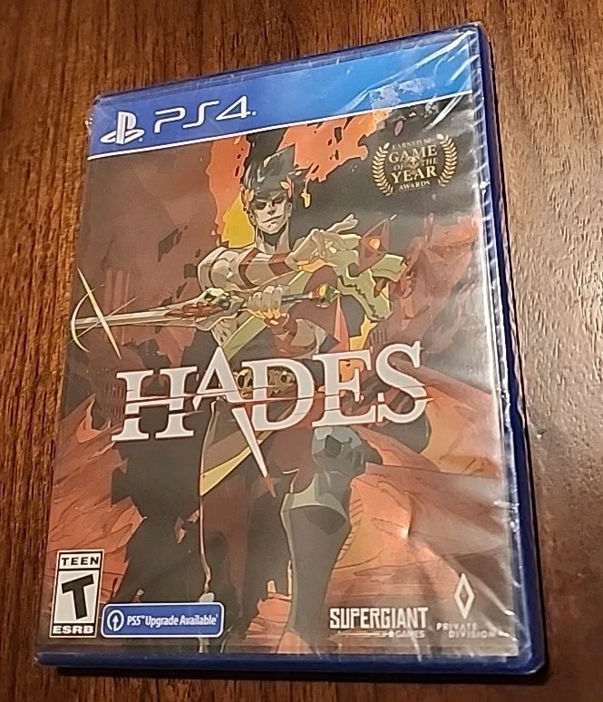 NEW! Hades For Sony PlayStation 4 / PS4. SEALED! PS5 Upgrade Available
